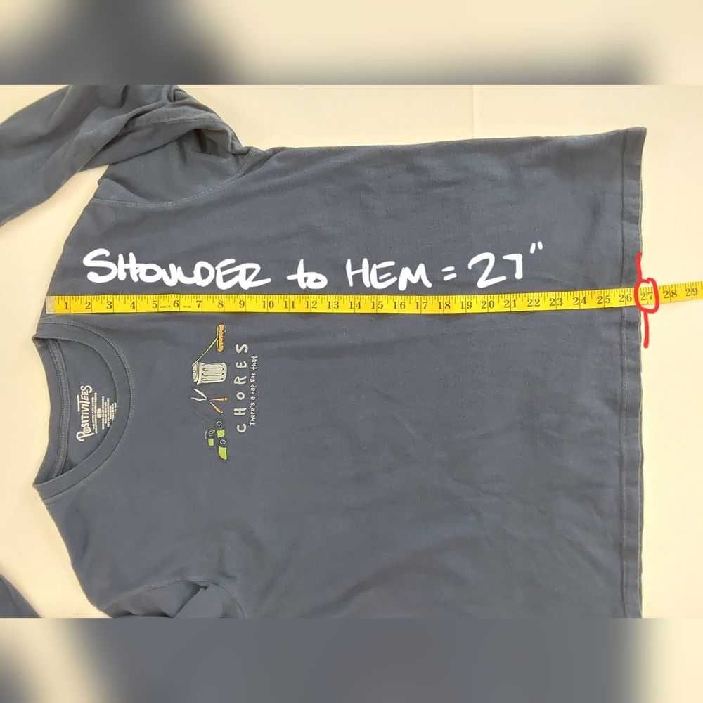 POSITIVITEES Women's TEE / SIZE: LARGE - Picture 6 of 7